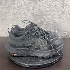 Hoka One One Anacapa 2 Low GTX Black Womens Sz 7.5B Gore-Tex Trail Running Shoes
